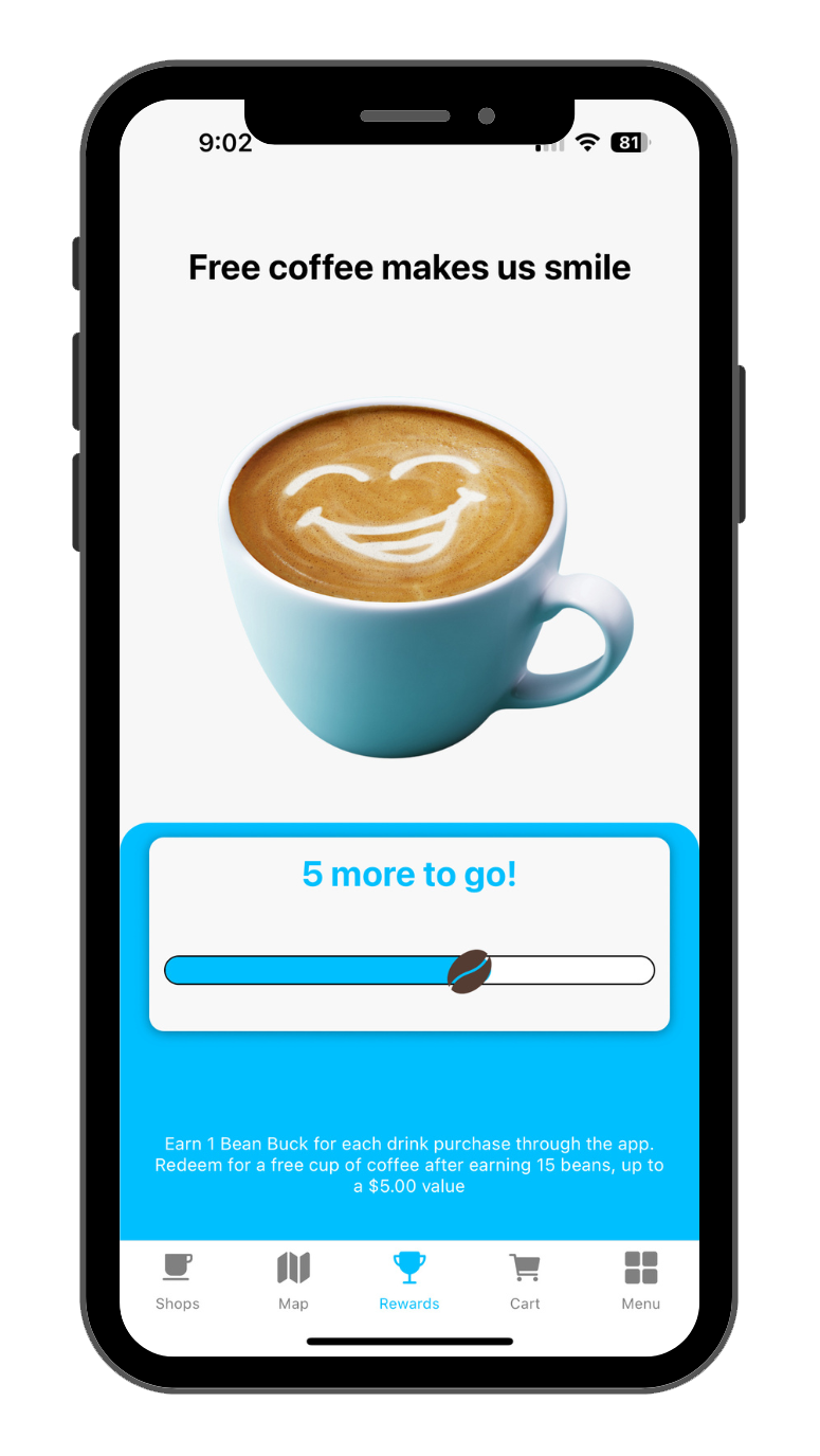 Mobilerista Rewards Program Interface